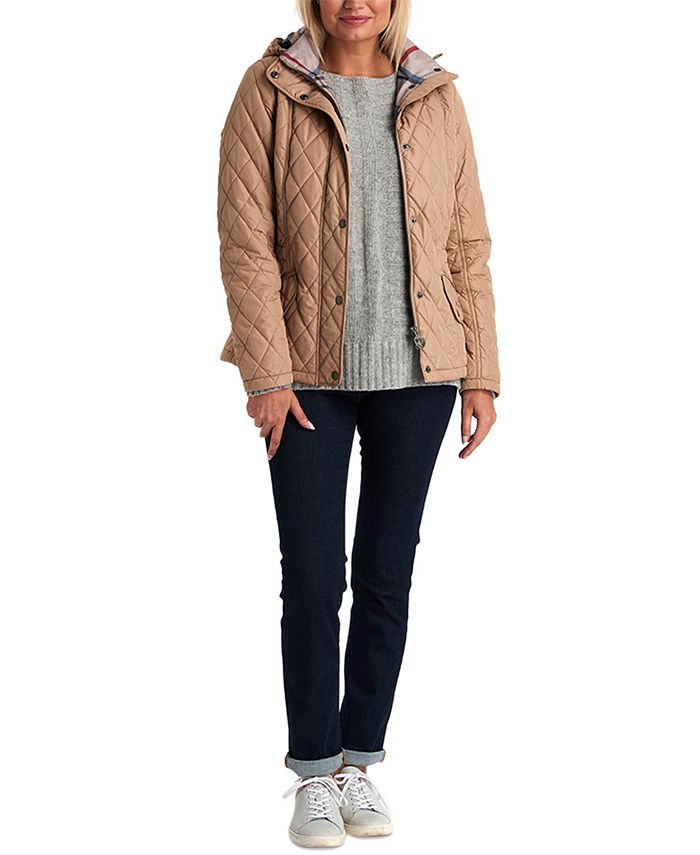 Barbour Millfire Hooded Quilted Coat & Reviews - Coats & Jackets ...