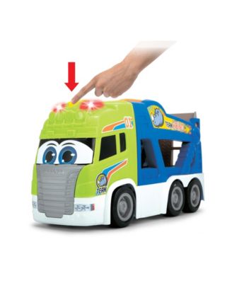 - 16" Happy Scania Car Transporter Pre-School Vehicle with Extra Car