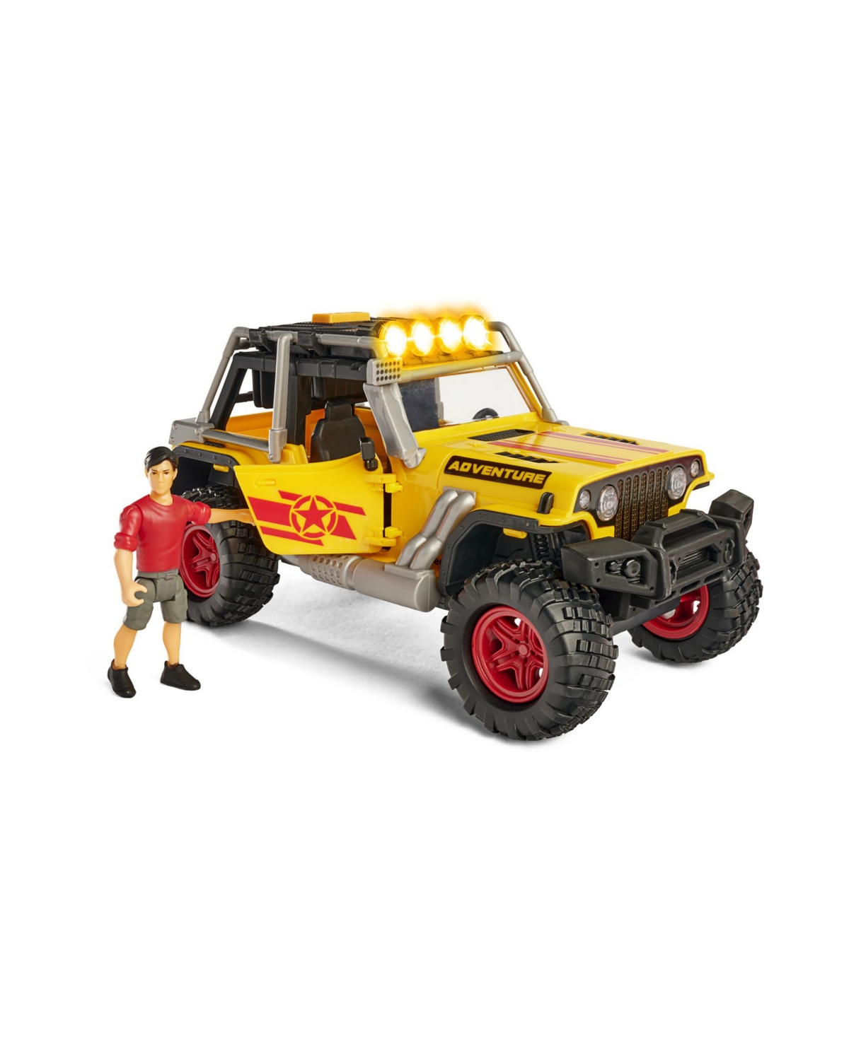 Dickie Toys Hk Ltd Kids' - Light Sound Jeep Adventure Playset In Multi