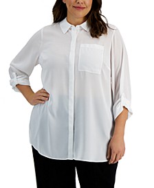 Plus Size Utility Tunic, Created for Macy's