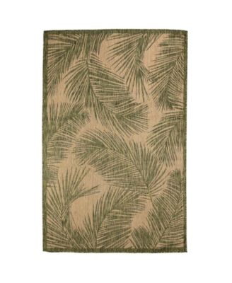 Carmel Fronds 4'10" x 7'6" Outdoor Area Rug