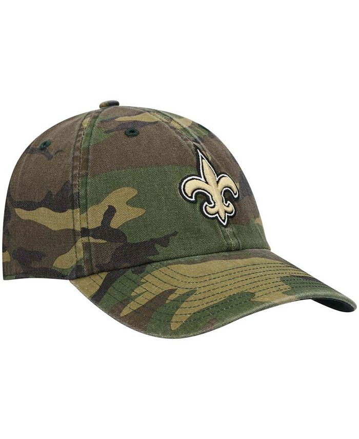 '47 Brand Men's Camo New Orleans Saints Woodland Clean Up Adjustable