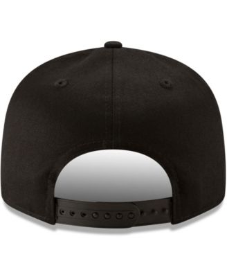 Men's Black Minnesota Vikings Basic 9FIFTY Adjustable Snapback Hat