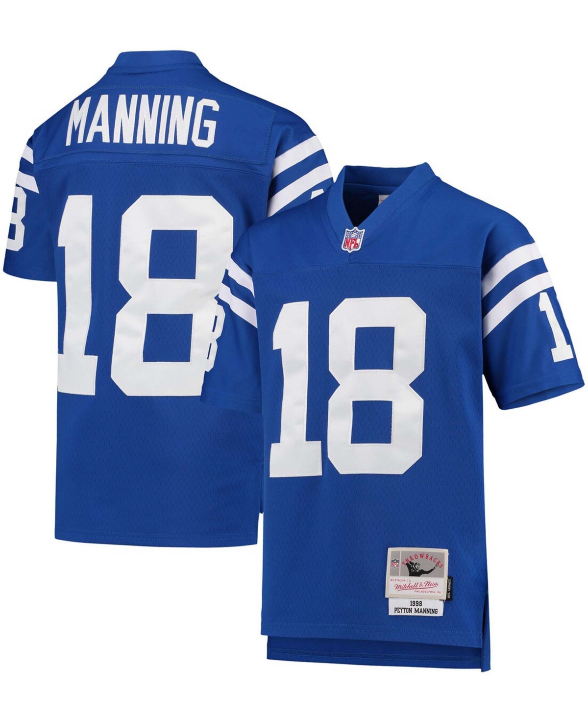 Big Boys and Girls Peyton ManningIndianapolis Colts 1998 Legacy Retired Player Jersey - Royal
