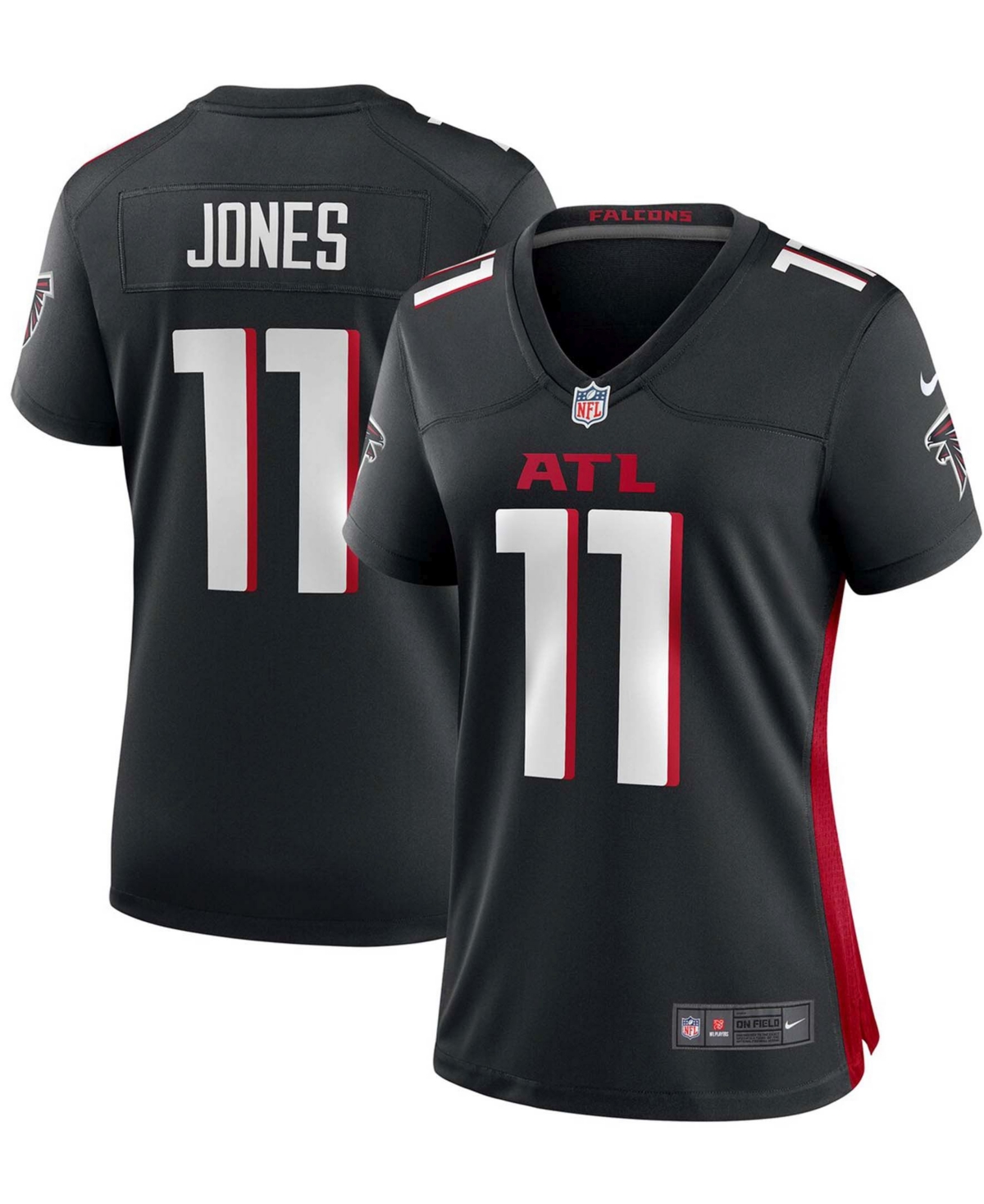 Women's Julio Jones Black Atlanta Falcons Player Game Jersey