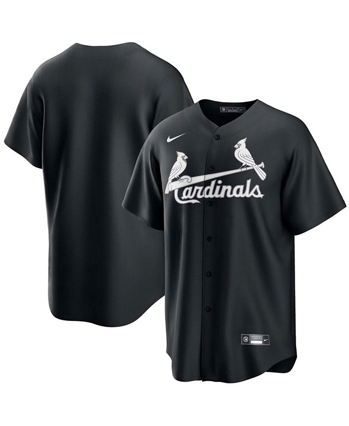 Men's Nike Black/White St. Louis Cardinals Official Replica Jersey Size: Small