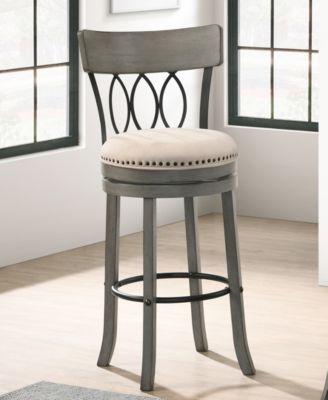 Lilip Nail Head Trim Bar Chair, Set of 2