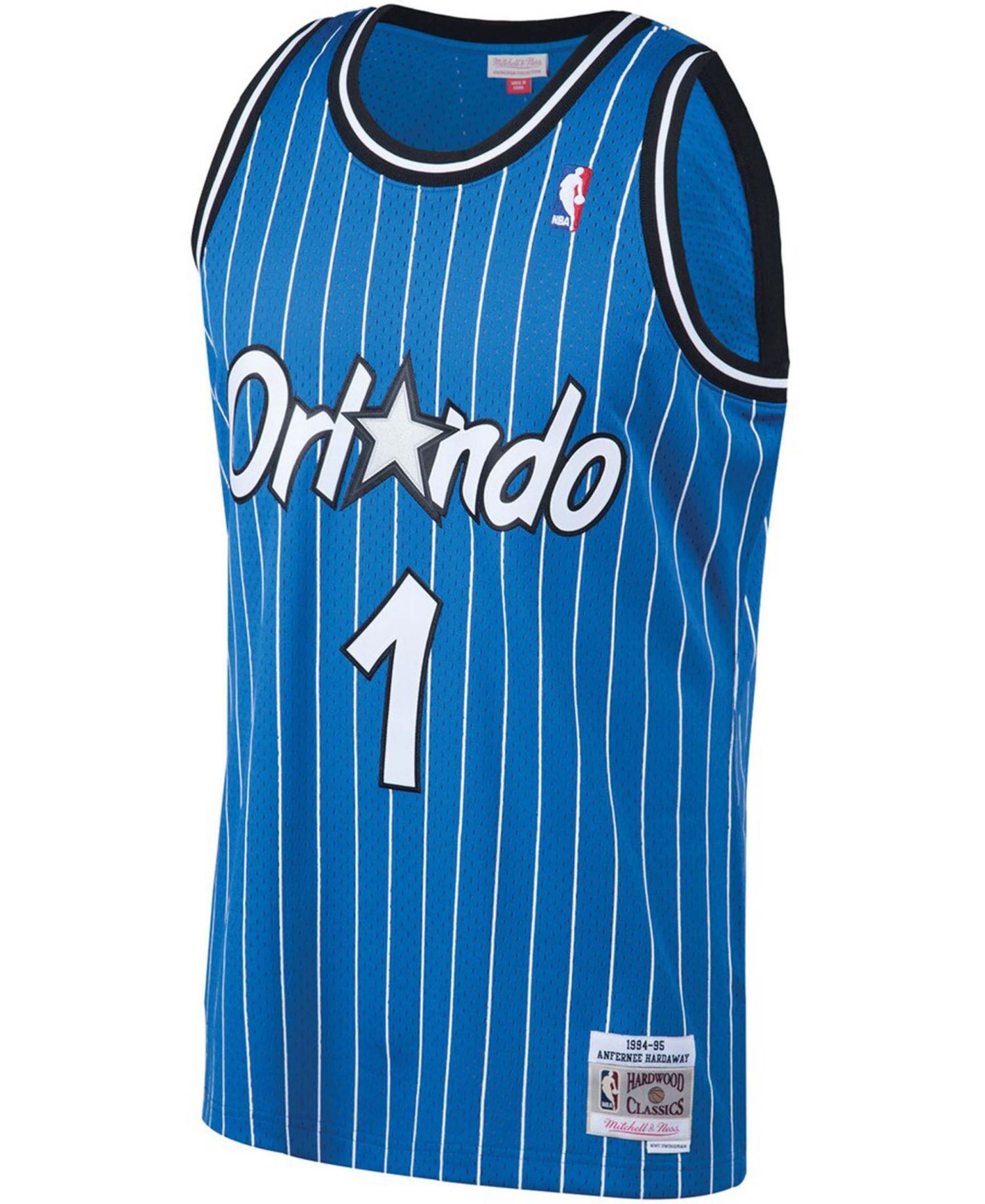 Men's Penny Hardaway Blue Orlando Magic 1994-95 Hardwood Classics Swingman Jersey