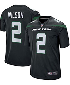 Men's Zach Wilson Black New York Jets Alternate 2021 NFL Draft First Round Pick Game Jersey