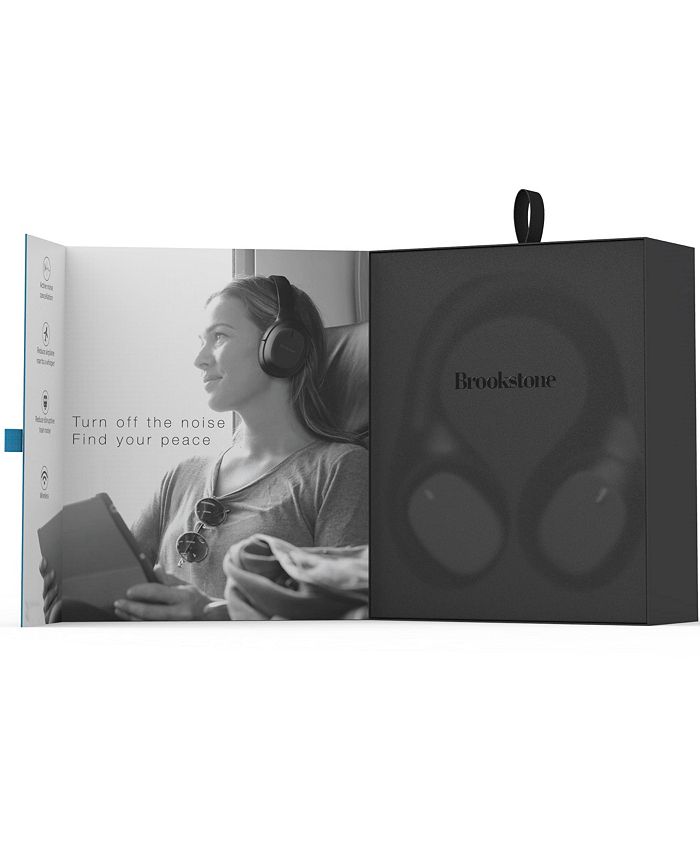 Brookstone Active Noise Cancelling Bluetooth Headphones Macy