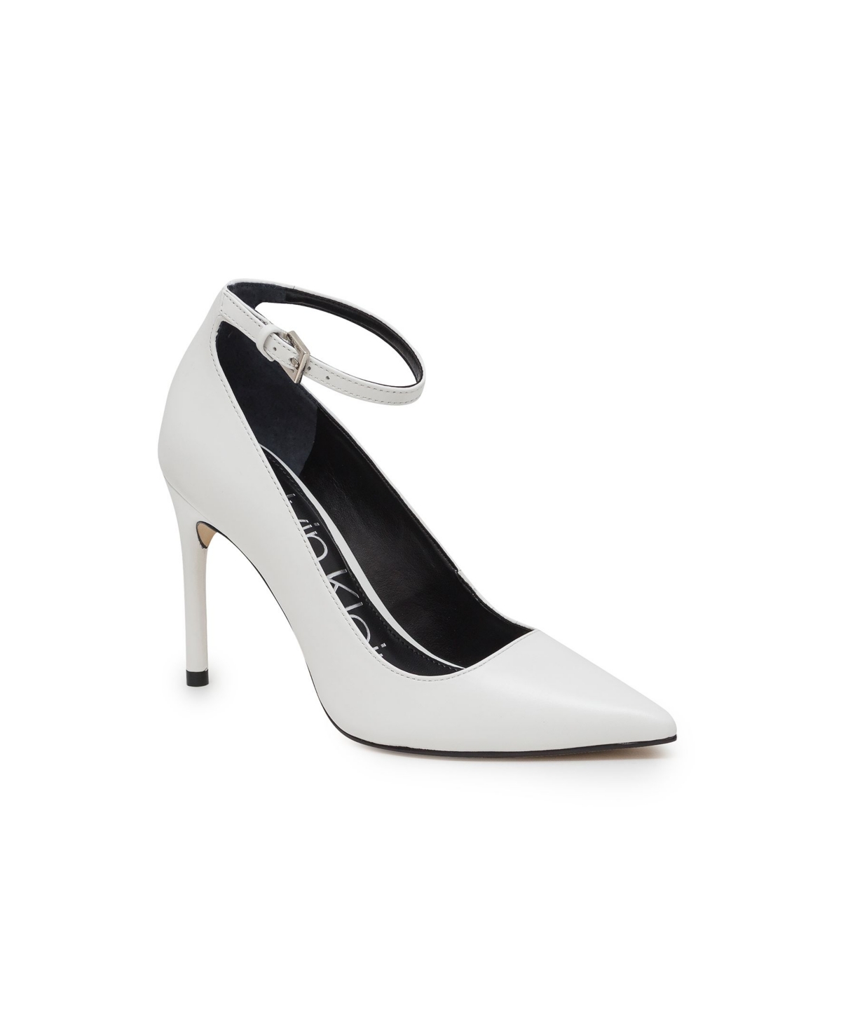 Calvin Klein Women's Demma Pointy Toe Ankle Strap Dress Pumps Women's Shoes  | Smart Closet