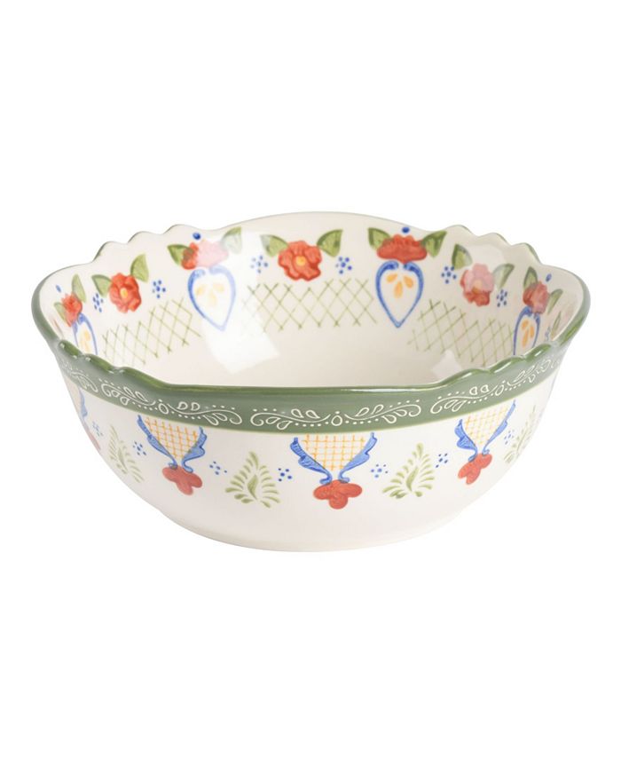 Laurie Gates Tierra HandPainted Serving Bowl Set, 2 Piece Macy's