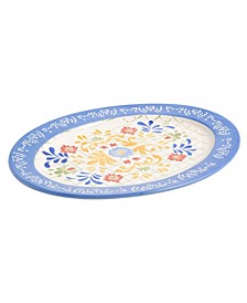Tierra Hand Painted Oval Platter