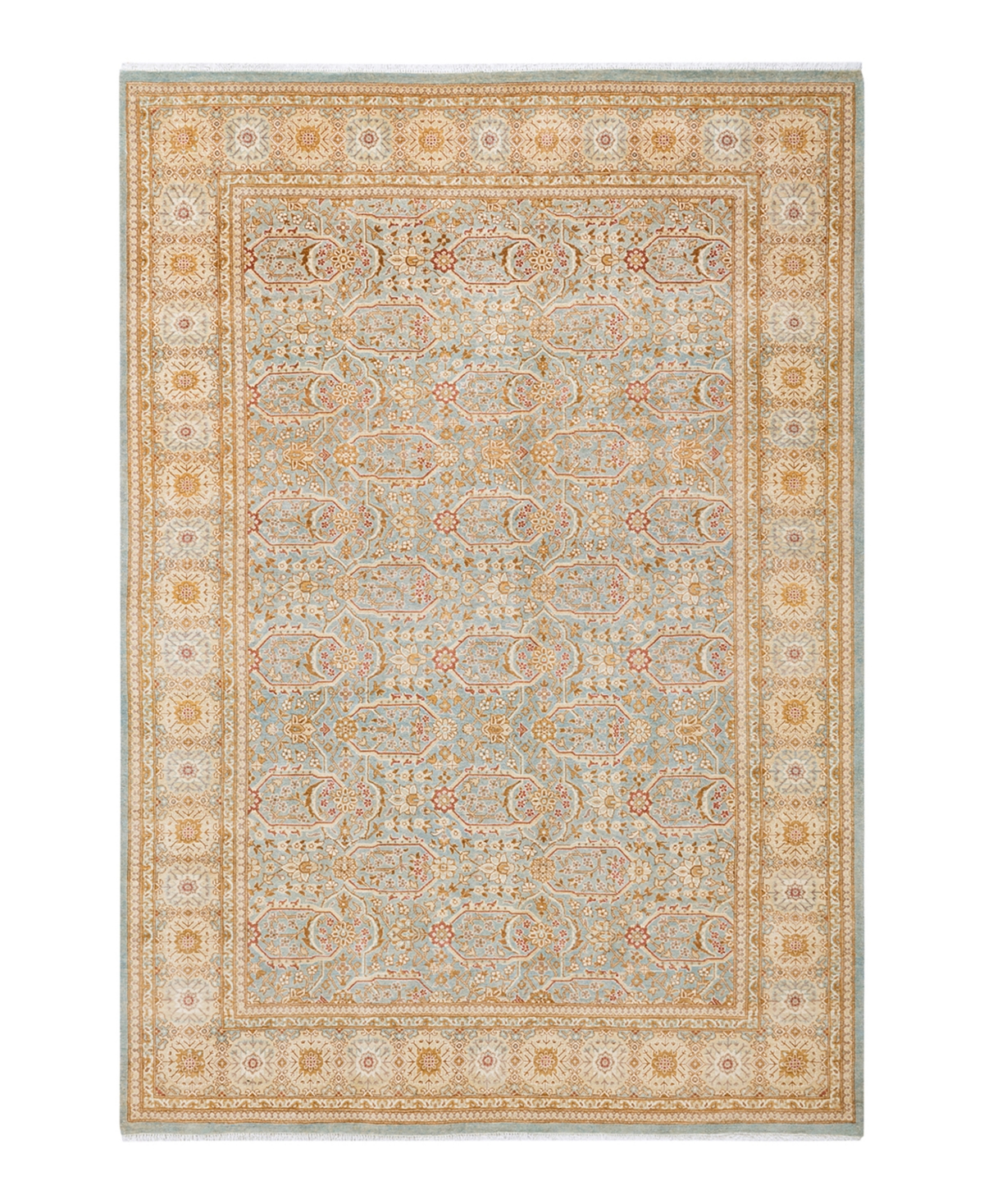 Closeout! Adorn Hand Woven Rugs Mogul M1521 6'2in x 8'10in Area Rug - Mist