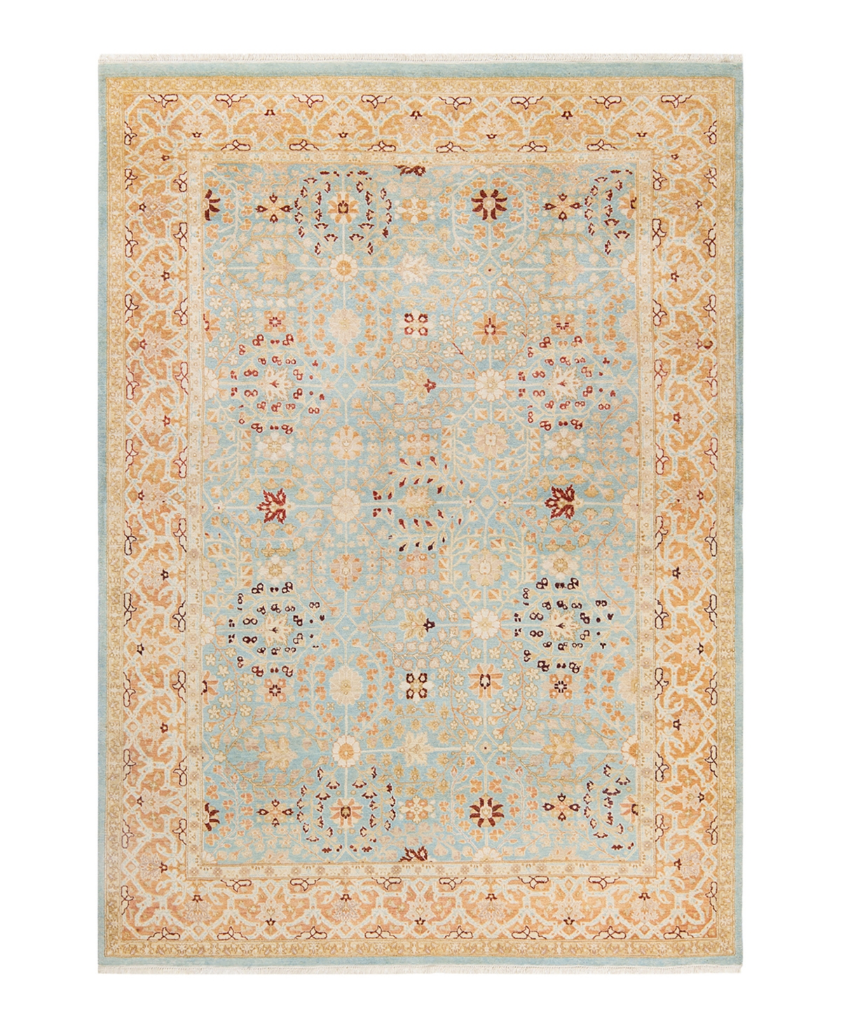 Closeout! Adorn Hand Woven Rugs Mogul M1605 6' x 8'7in Area Rug - Mist