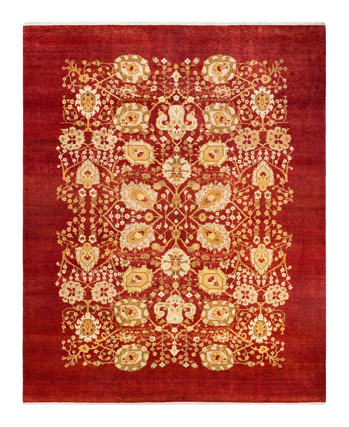 Closeout! Adorn Hand Woven Rugs Eclectic M1604 9'2in x 11'9in Area Rug - Red