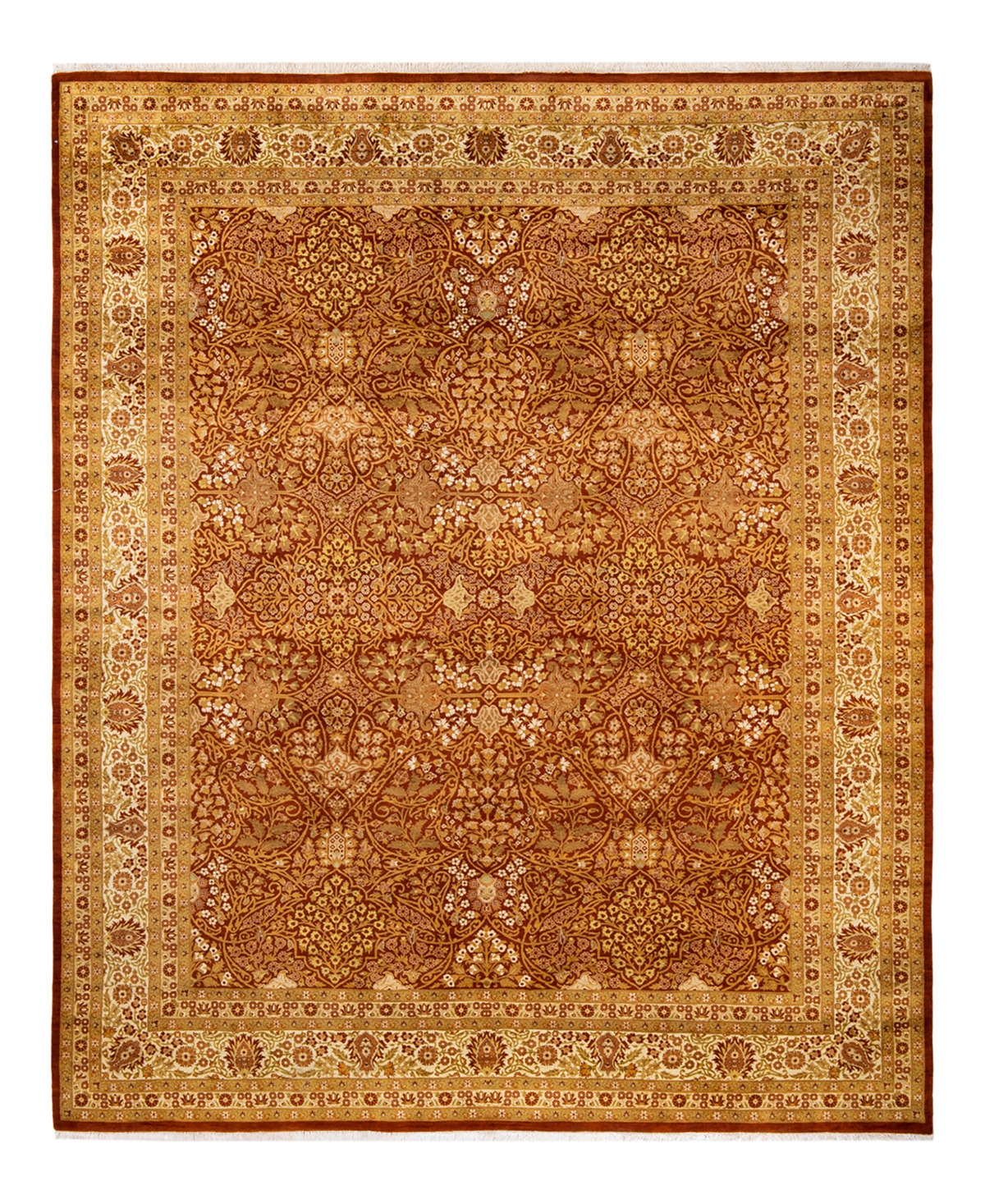 Closeout! Adorn Hand Woven Rugs Mogul M1749 8'4in x 10'4in Area Rug - Orange