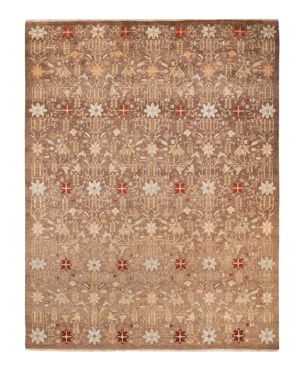 Closeout! Adorn Hand Woven Rugs Eclectic M1504 9' x 11'10in Area Rug - Brown