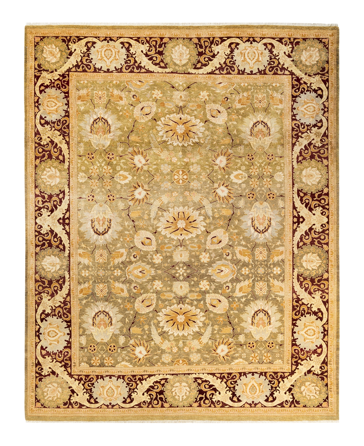 Closeout! Adorn Hand Woven Rugs Mogul M1482 8' x 10'4in Area Rug - Green