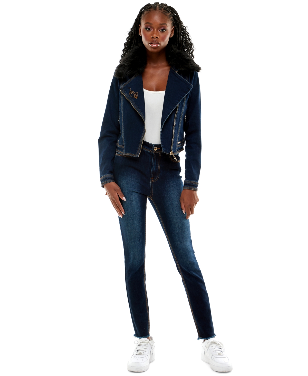 Baby phat faux fur jacket best sale