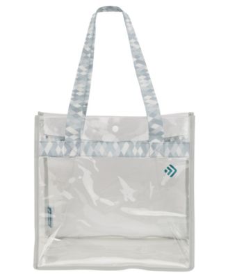 clear designer totes