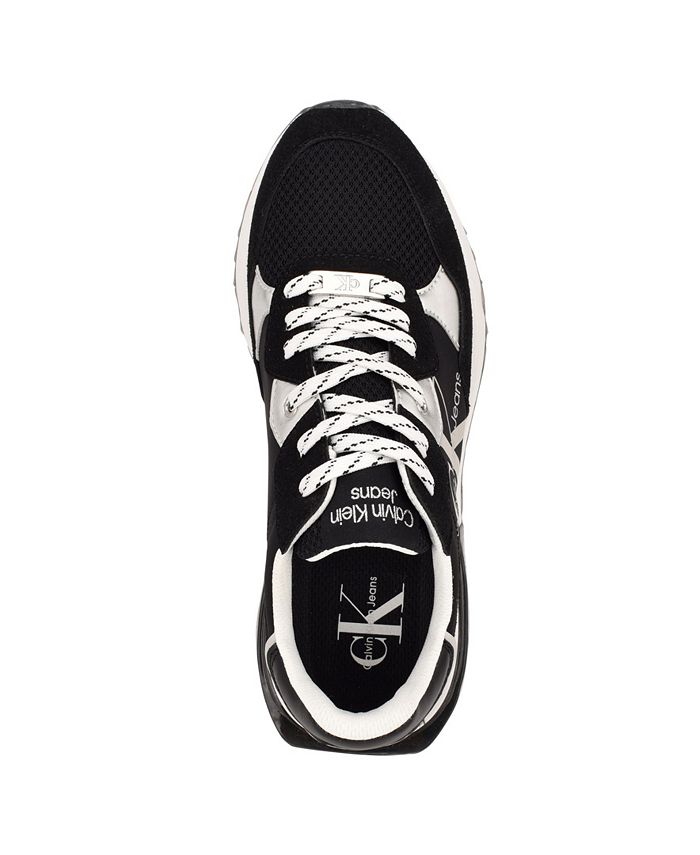 Calvin Klein Jeans Women's Magalee Casual Logo Lace-Up Sneakers - Macy's