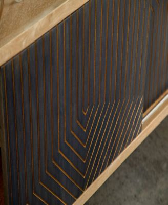 TV Console with Sliding Doors