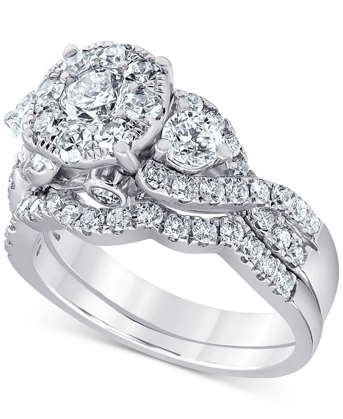 Macy's diamond shop bridal sets