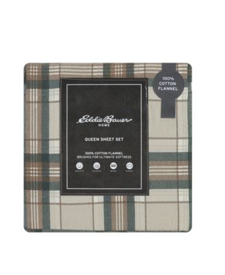 Printed Cotton Flannel 4-Pc. Sheet Set, King