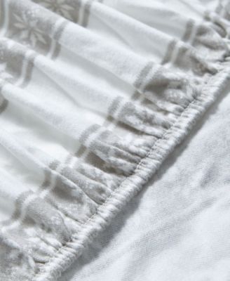 Printed Cotton Flannel 4-Pc. Sheet Set, Queen