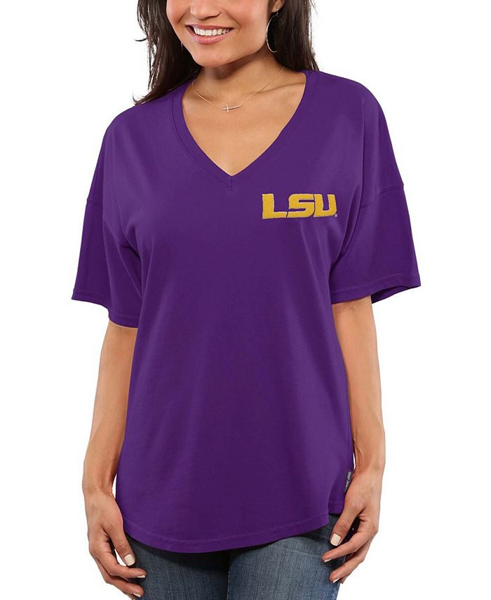 Spirit Jersey Women's Purple LSU Tigers Oversized T-shirt - Macy's