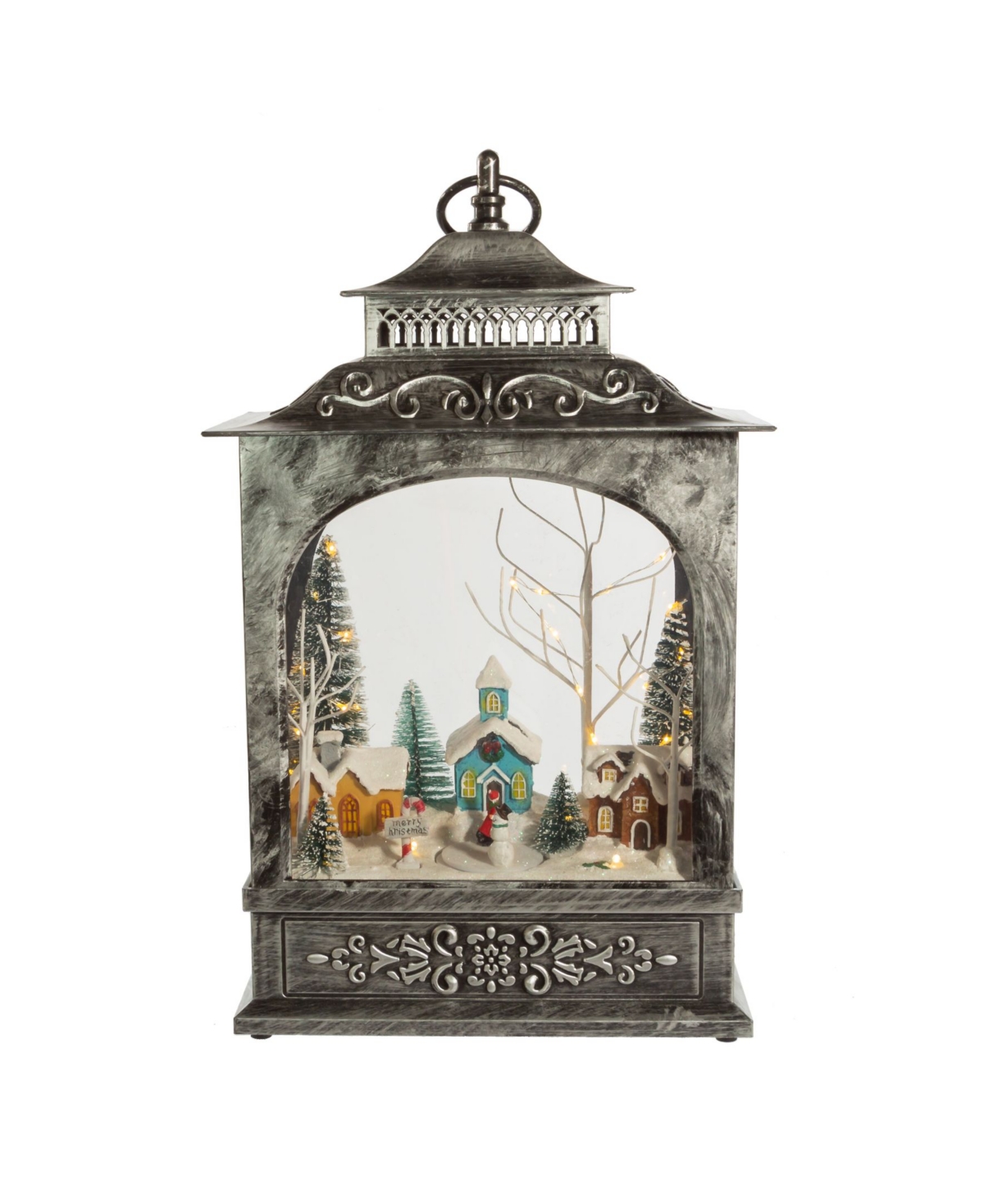 Kurt Adler Battery-Operated Led Musical Christmas Village Lantern