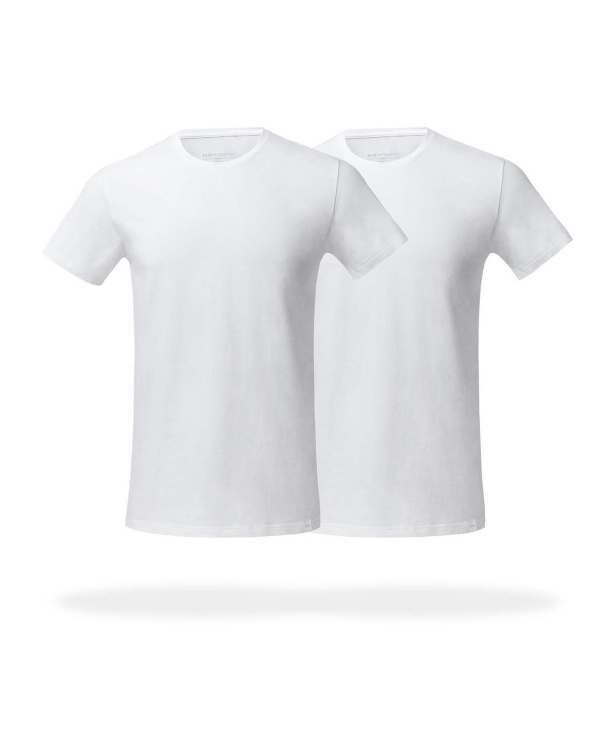 Men's SuperSoft Cotton Stretch Crew Neck Undershirt 2 Pack - White