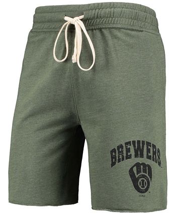 Concepts Sport - Men's Milwaukee Brewers Mainstream Tri-Blend Shorts