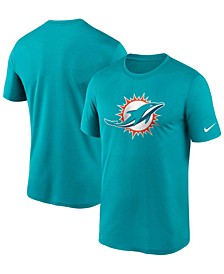 Men's Aqua Miami Dolphins Logo Essential Legend Performance T-Shirt
