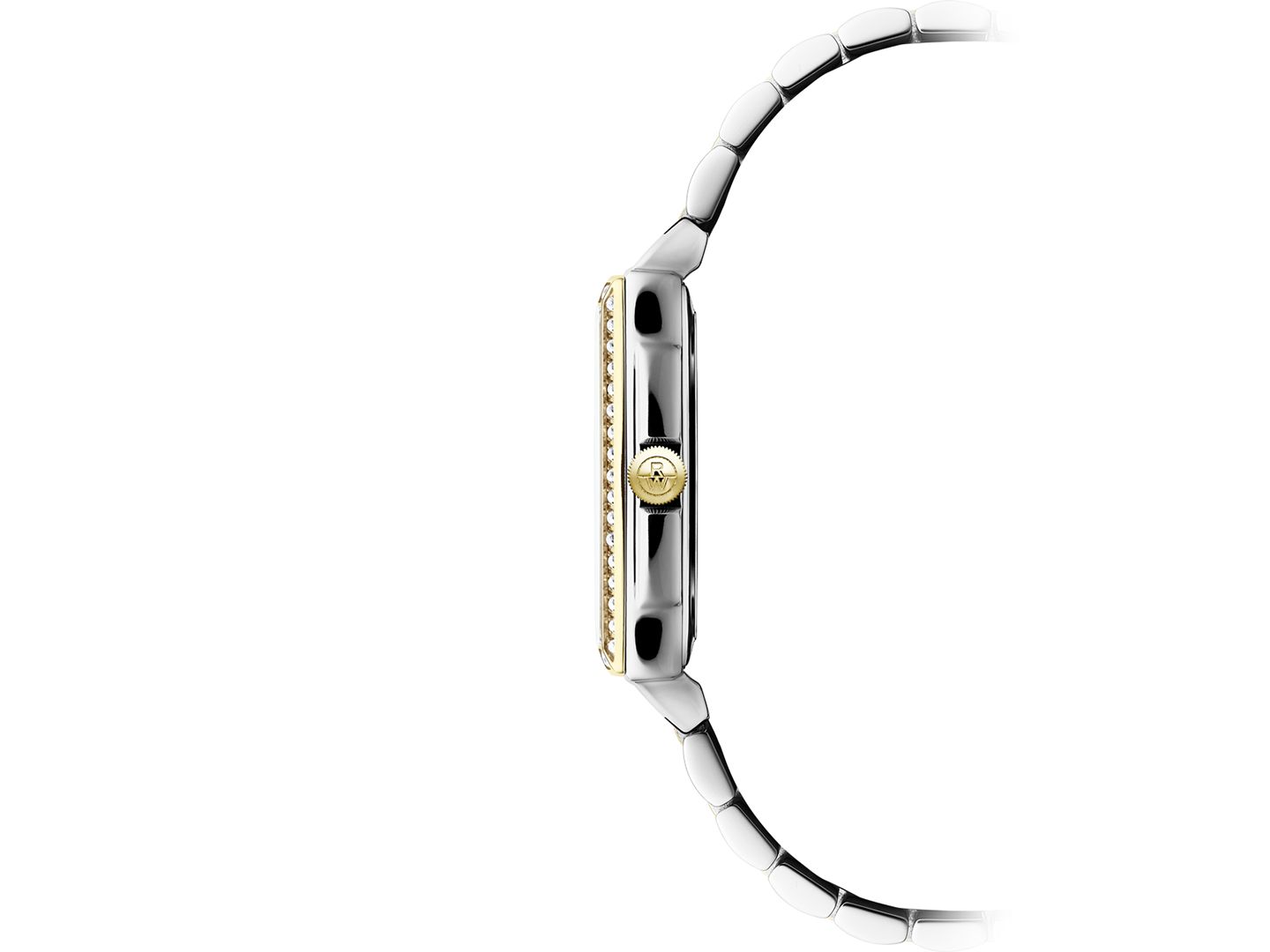 Женские часы Raymond Weil Swiss Toccata Diamond (1/5 ct. t.w.) Two-Tone Stainless Steel Bracelet Watch 22.6x28.1mm — фото 2
