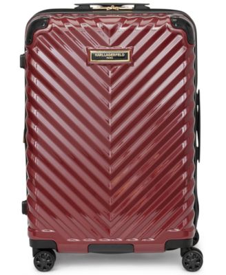 Karl Lagerfeld Chevron 25"  Hardside Spinner