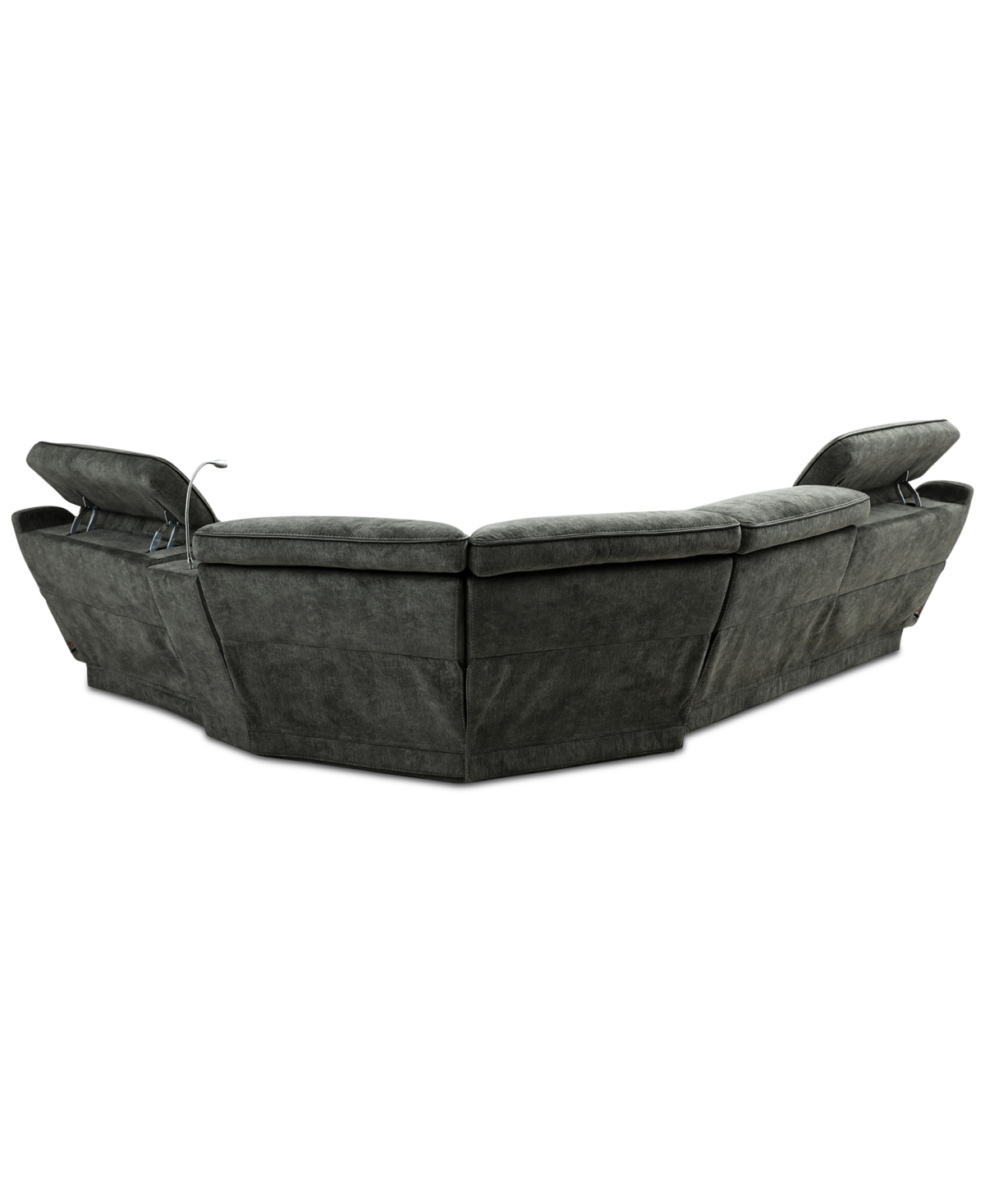 Sebaston 5-Pc. Fabric Sectional with 2 Power Motion Recliners and 1 Usb Console, Created for Macy's