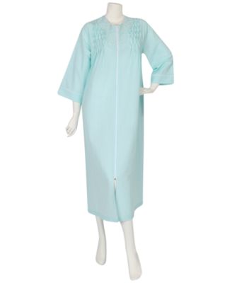 miss elaine long robes with zipper