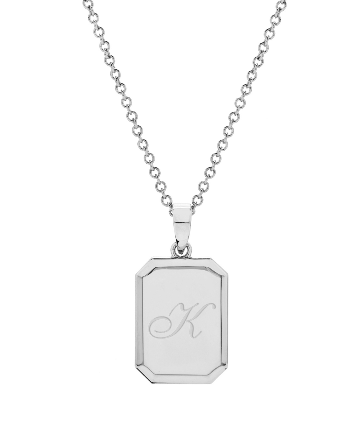 Women's Willow Pendant Necklace - Rhodium - K