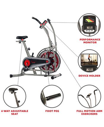 sunny health and fitness fan bike