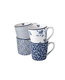 Blueprint Collectables 17 Oz Mixed Designs Mugs in Gift Box, Set of 4