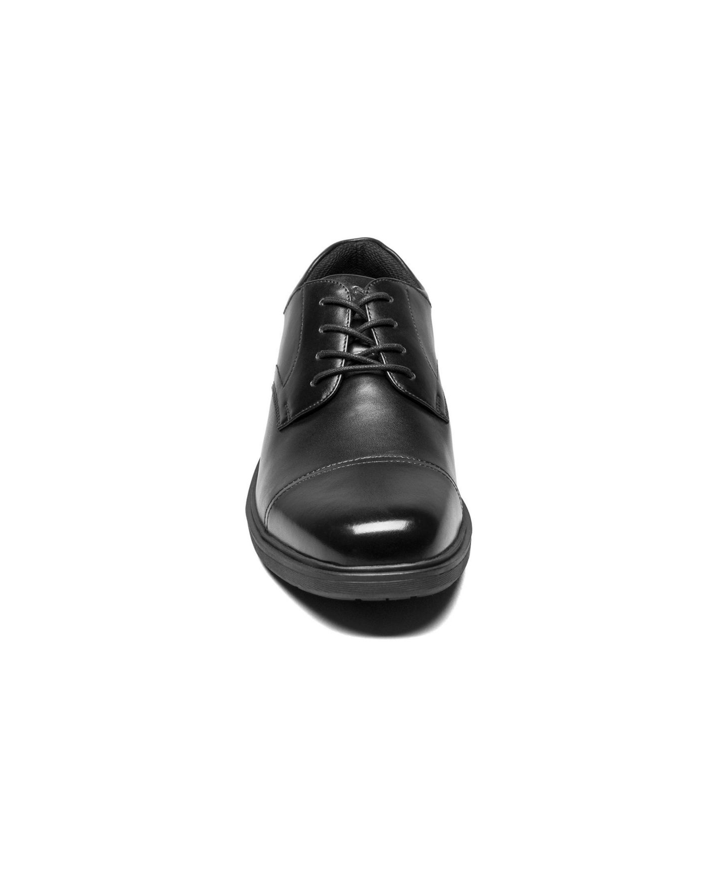 Мужские туфли Nunn Bush Kore Pro Cap Toe Oxford with Slip Resistant Comfort Technology, цвет: Чёрный — фото 5