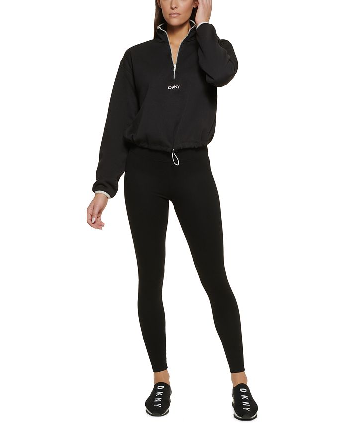 DKNY HalfZip Fleece Sweater Macy's