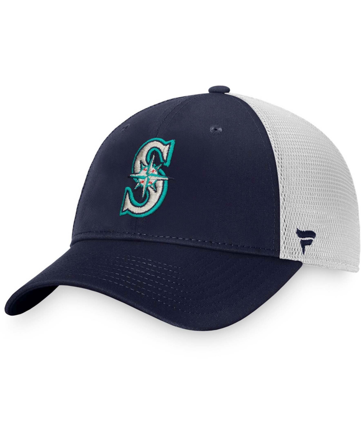 Fanatics Men's Navy And White Seattle Mariners Team Core Trucker