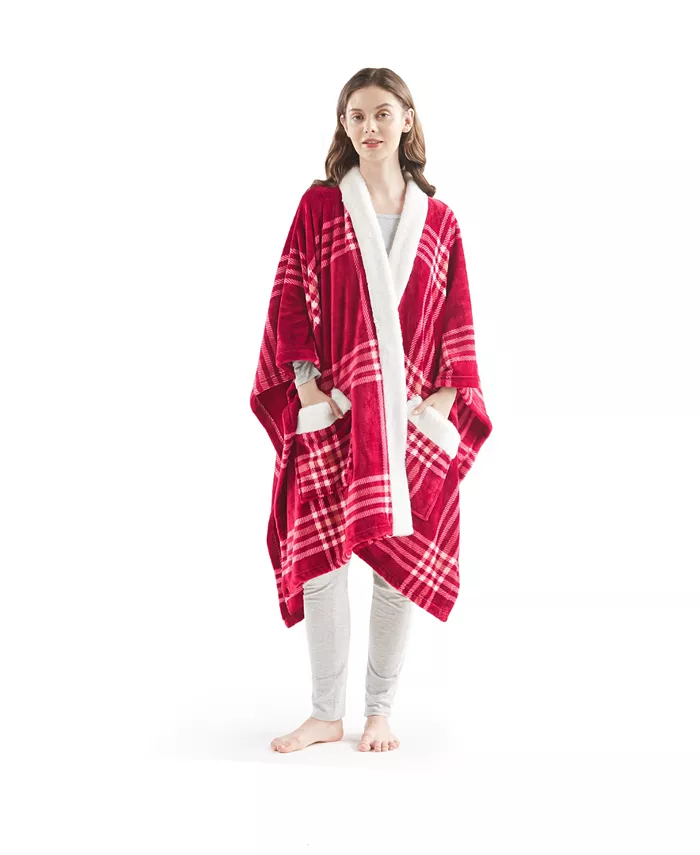 CHARTER CLUB Cozy Plush Wrap Robe Throw