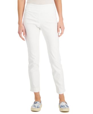 White Straight Womens Pants - Macy's