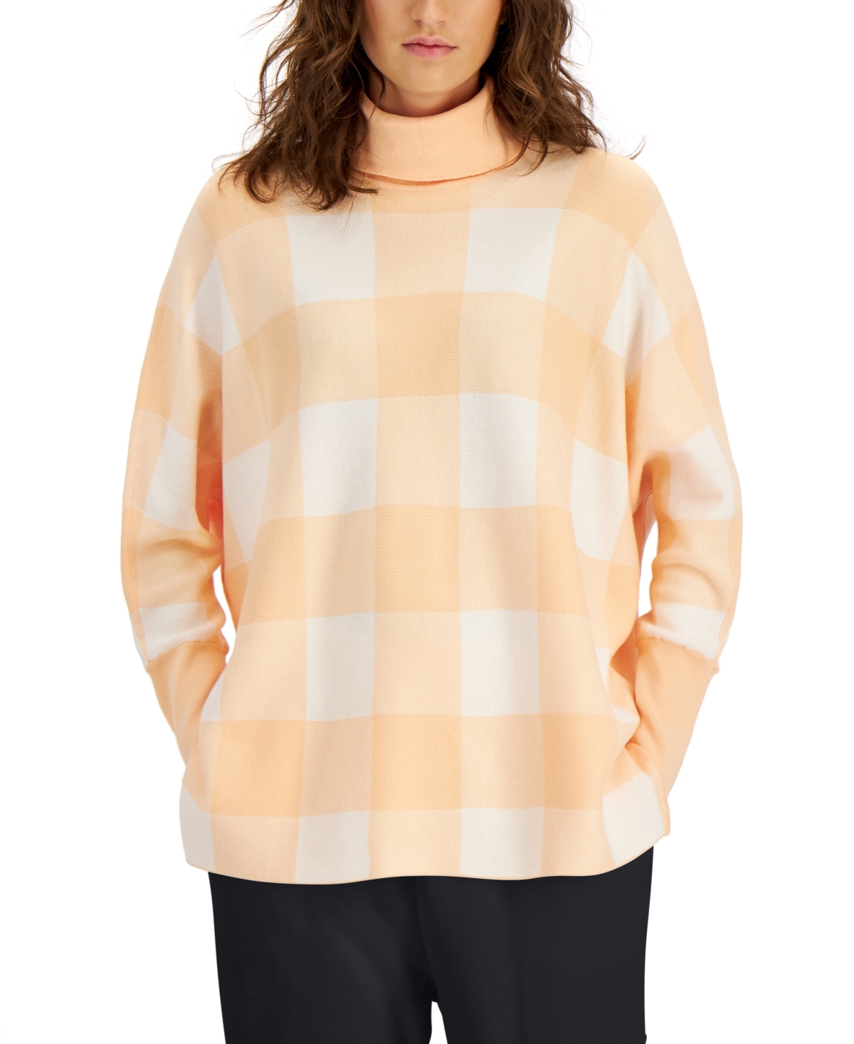 ALFANI Plus Size Drop-Shoulder Turtleneck Sweater NWT Plus