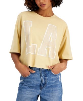 Pretty Rebellious - Juniors' LA Graphic T-Shirt
