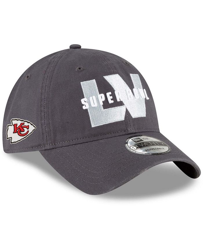 New Era Men's Graphite Kansas City Chiefs Super Bowl LV Bound 9TWENTY